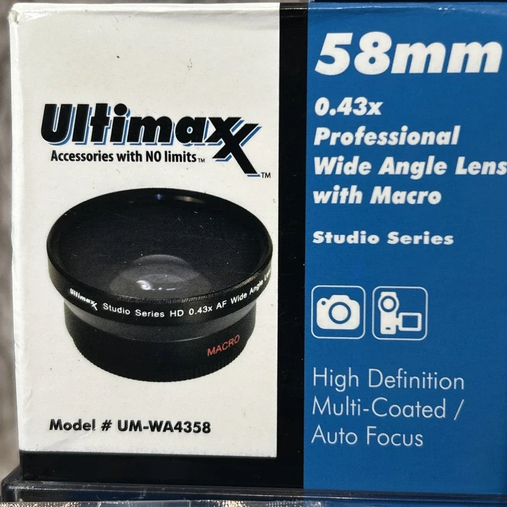 Ultimaxx Camera Accessories‎ Wide Angle Lens Macro Telephoto Filters Starter Kit